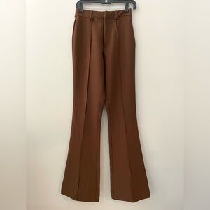 Brown High-Waist Flared Pants by Boa. 70s Boho Dress Pants Women’s size Small